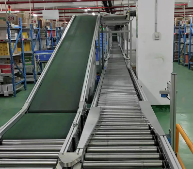 Наклонный ленточный конвейер